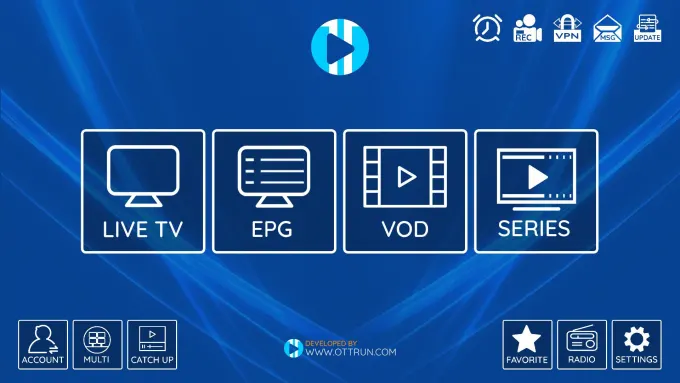 XCIPTV na Android TV TCL